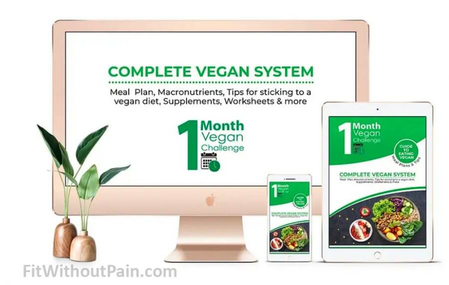 1 Month Vegan Challenge Complete System