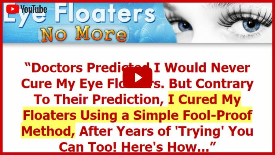 Eye Floaters No More Love Your Eye Now