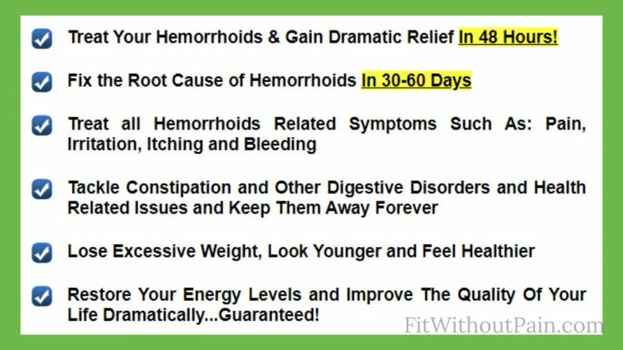 Hemorrhoid No More Program