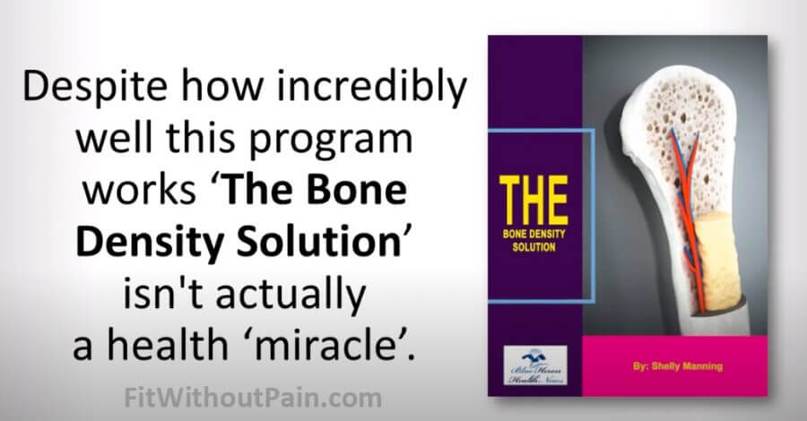 The Bone Density Solution Not a Health Miracle