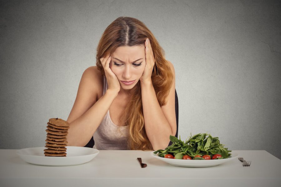 woman tired of diet restrictions