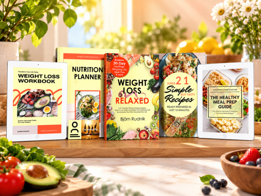 Weight Loss Relaxed Kickstart 8-part digital PDF program with bonus resources included