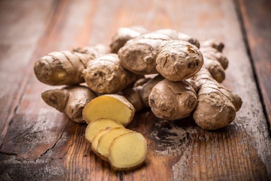 Fresh ginger root