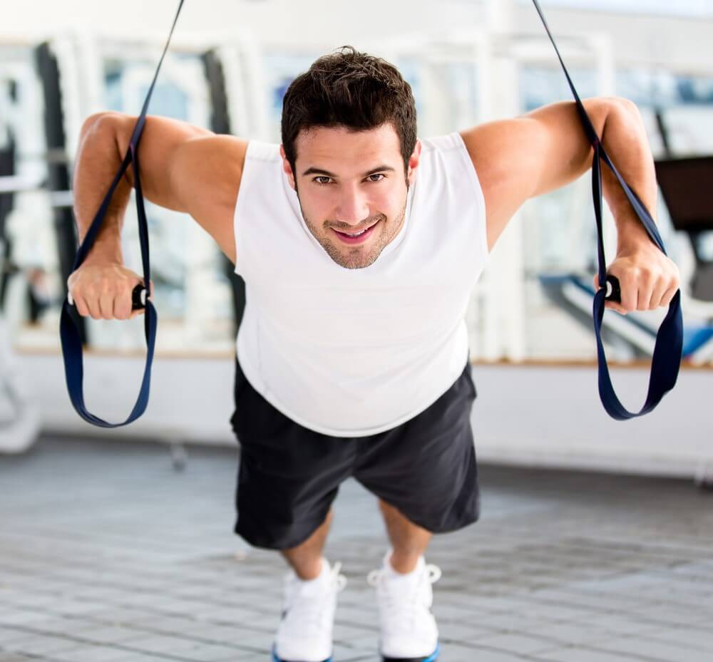 A man working out