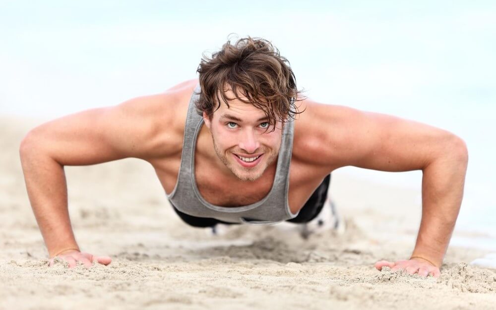 A man working out